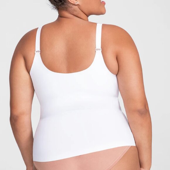 NWT Honeylove LiftWear Cami Bra Top with Built in Shaping Color White Size L - Picture 2 of 14